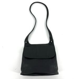 Rolfs‎ black leather small-medium shoulder bag